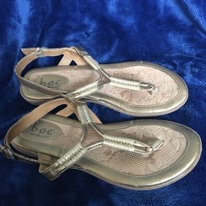 B.O.C Gold Sandals